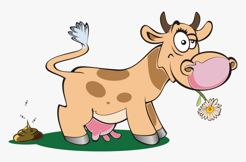 Dairy Cow,wildlife,pack Animal - Cute Animals Animals In Daisies Png, Transparent Png