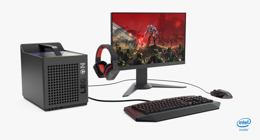 Lenovo Legion C730-19ico Gaming Desktop Computer 90jh001,, HD Png Download