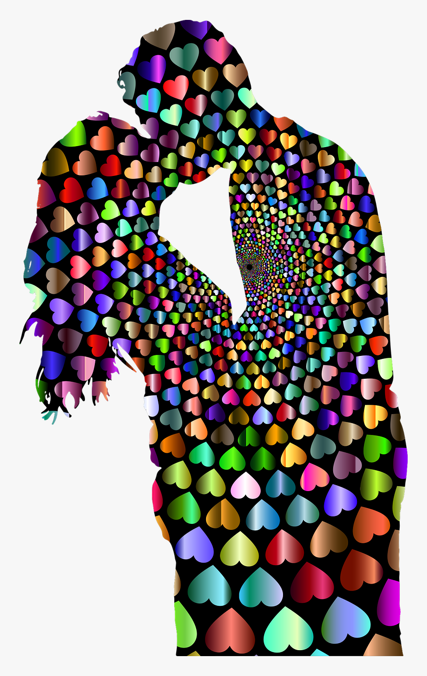 Intimate Kiss Clip Art, HD Png Download