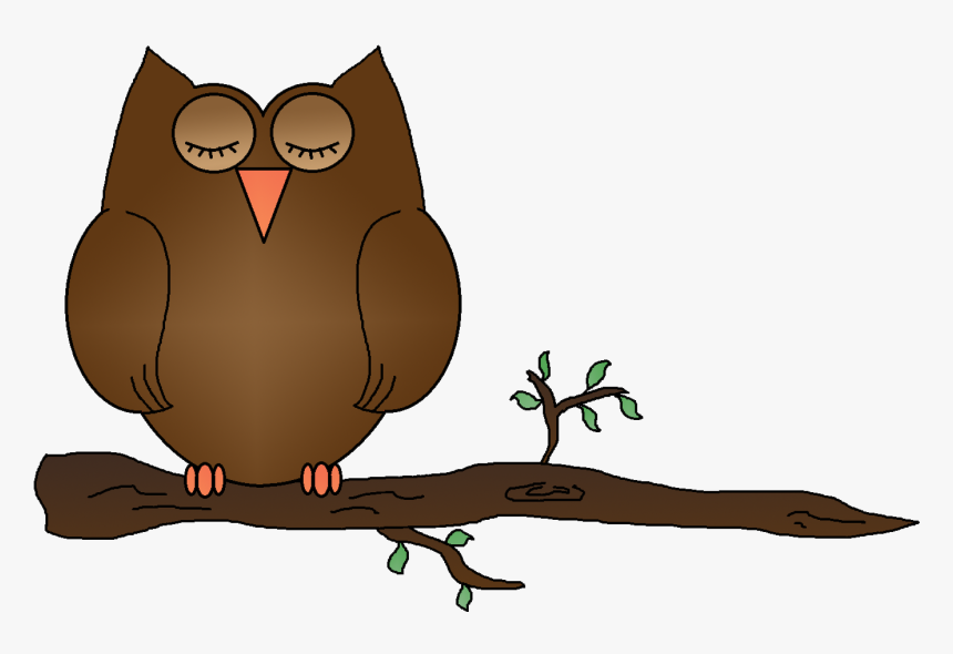 Graphics By Ruth Owls - Owl Sleeping Clip Art, HD Png Download