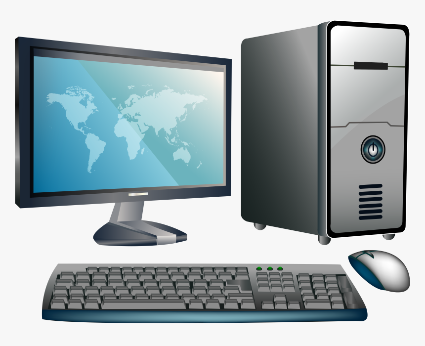 Desktop Computer Png Clipart - Download Hd Desktop Computer, Transparent Png