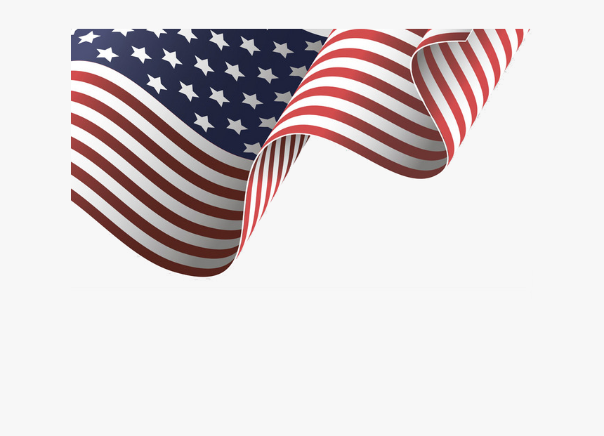 Flag Of The United States - Transparent Background American Flag Png, Png Download