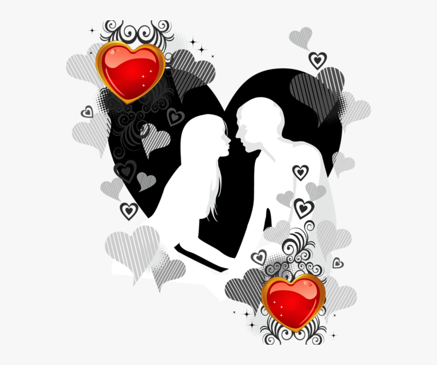 Couples Romance Pinterest Flower - Couple Image Love Png, Transparent Png