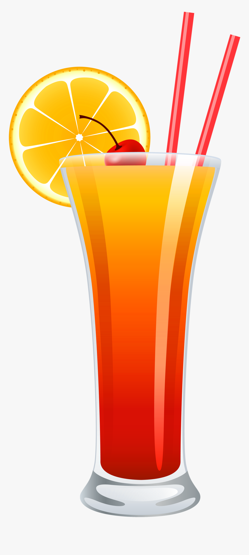Cocktail Png - Tequila Sunrise Cocktail Png, Transparent Png