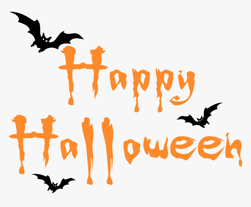 Happy Halloween Png Clipar Image - Cool Font Happy Halloween, Transparent Png