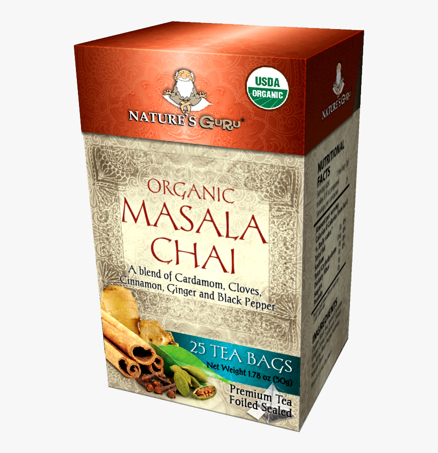 Organic Masala Chai Pyramid Tea Bags - Masala Tea Bags, HD Png Download