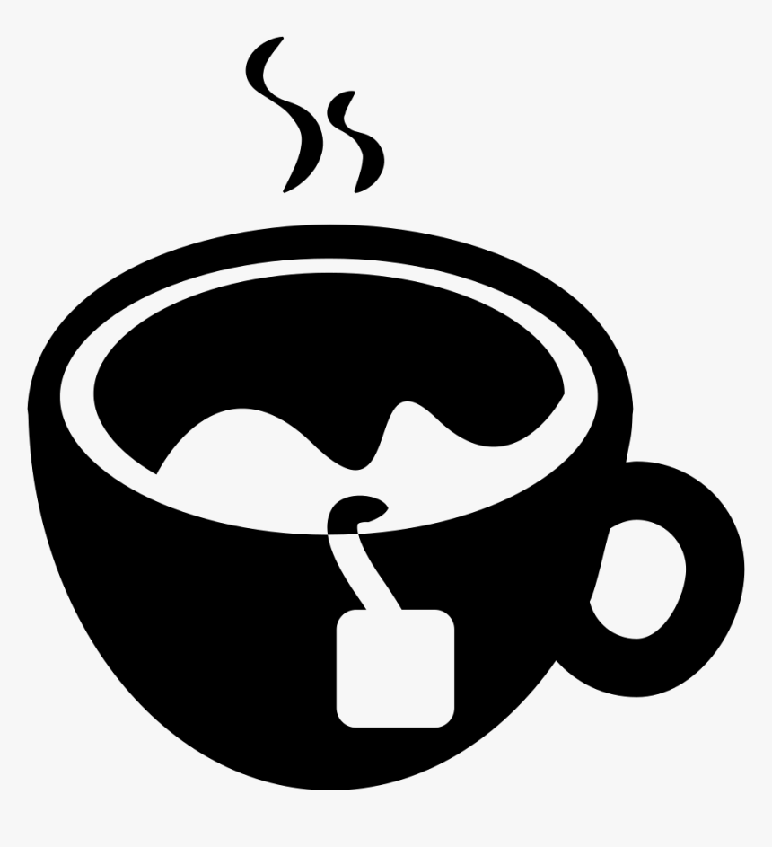 Cup With Tea Bag - Cup Of Tea Icon Png, Transparent Png