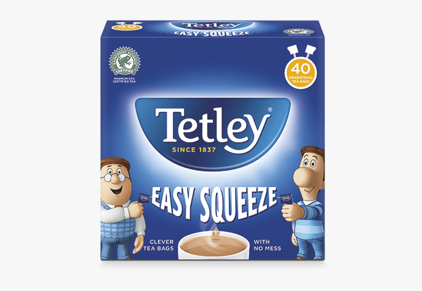 Tetley Squeeze Original Tea Tetley Easy Squeeze Tea Bags, HD Png Download , Transparent Png
