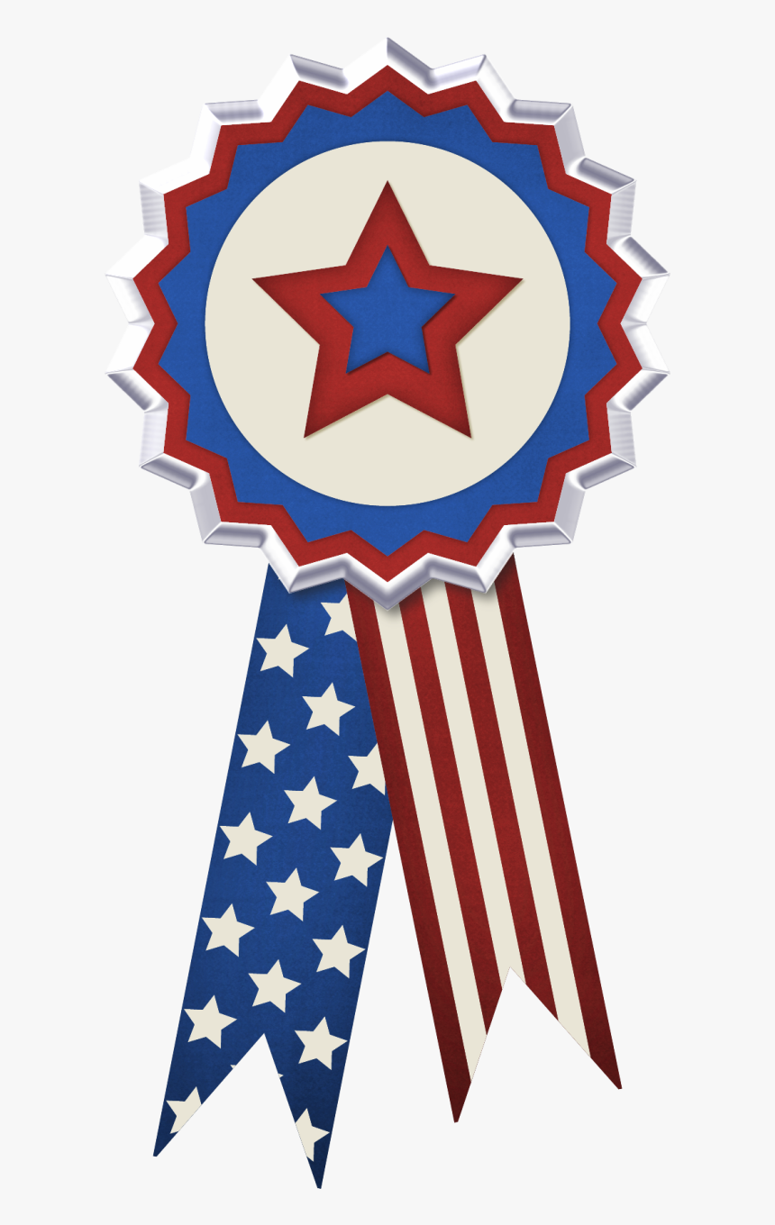 4th Of July Clipart Ribbon, HD Png Download
