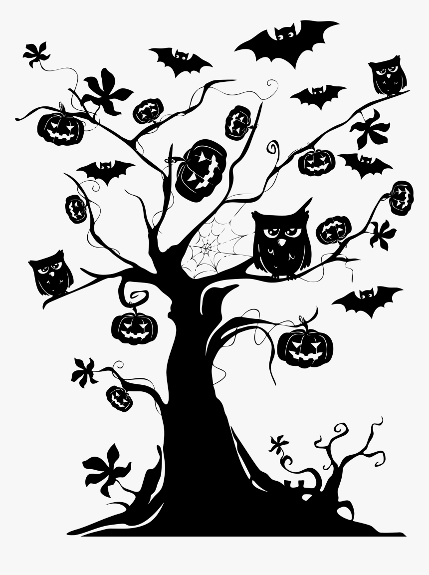 Halloween Tree Transparent Png - Halloween Tree In Png, Png Download