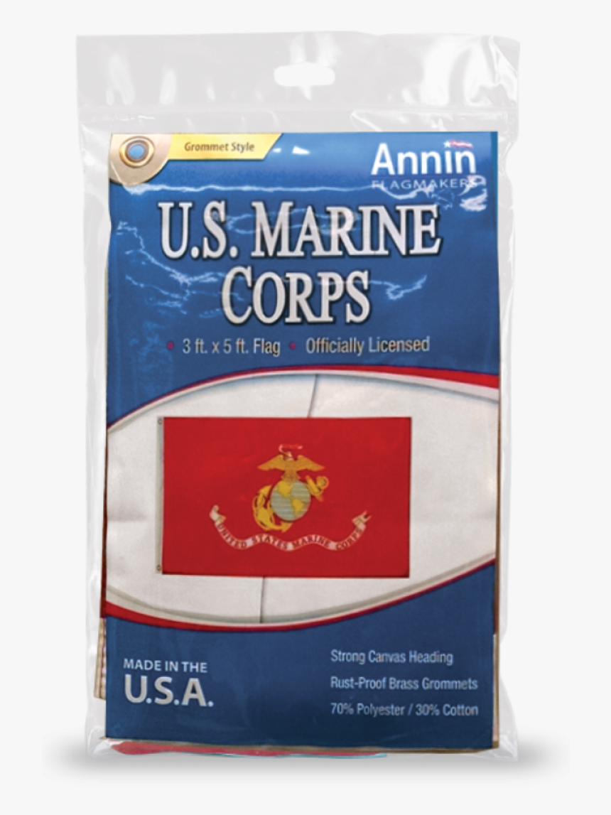 Marine Corps Military Flag 3 Ft - Carmine, HD Png Download