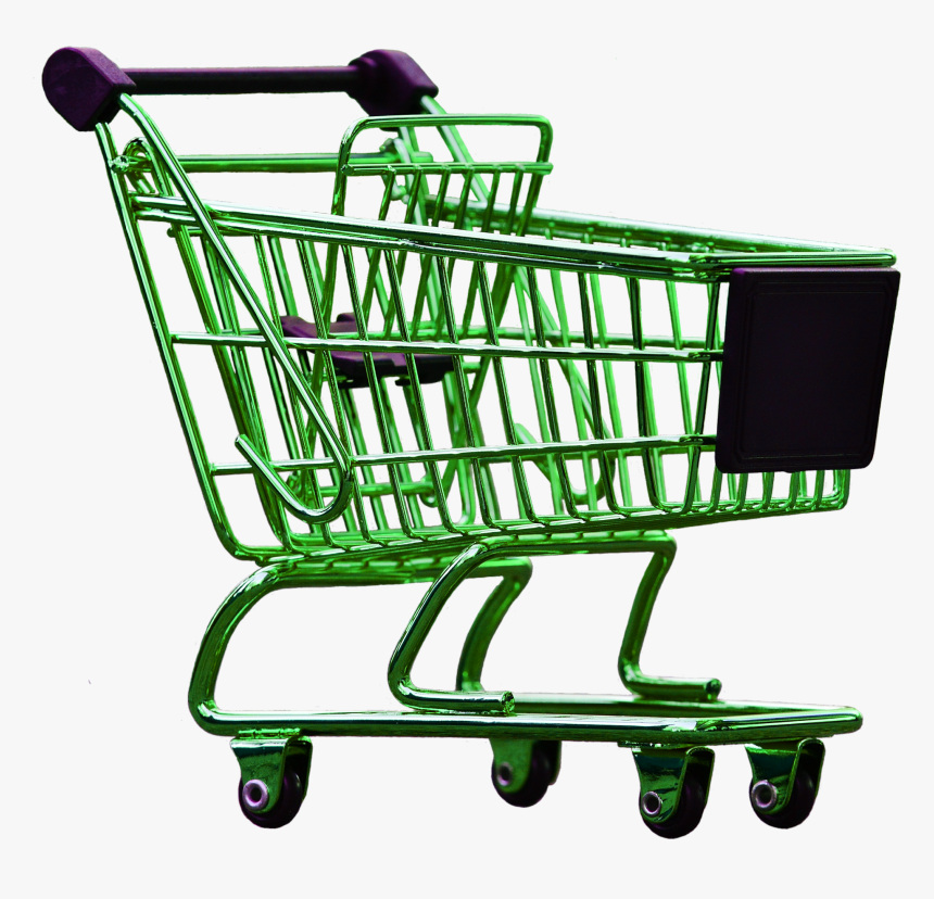 Shopping Cart Png Green, Transparent Png