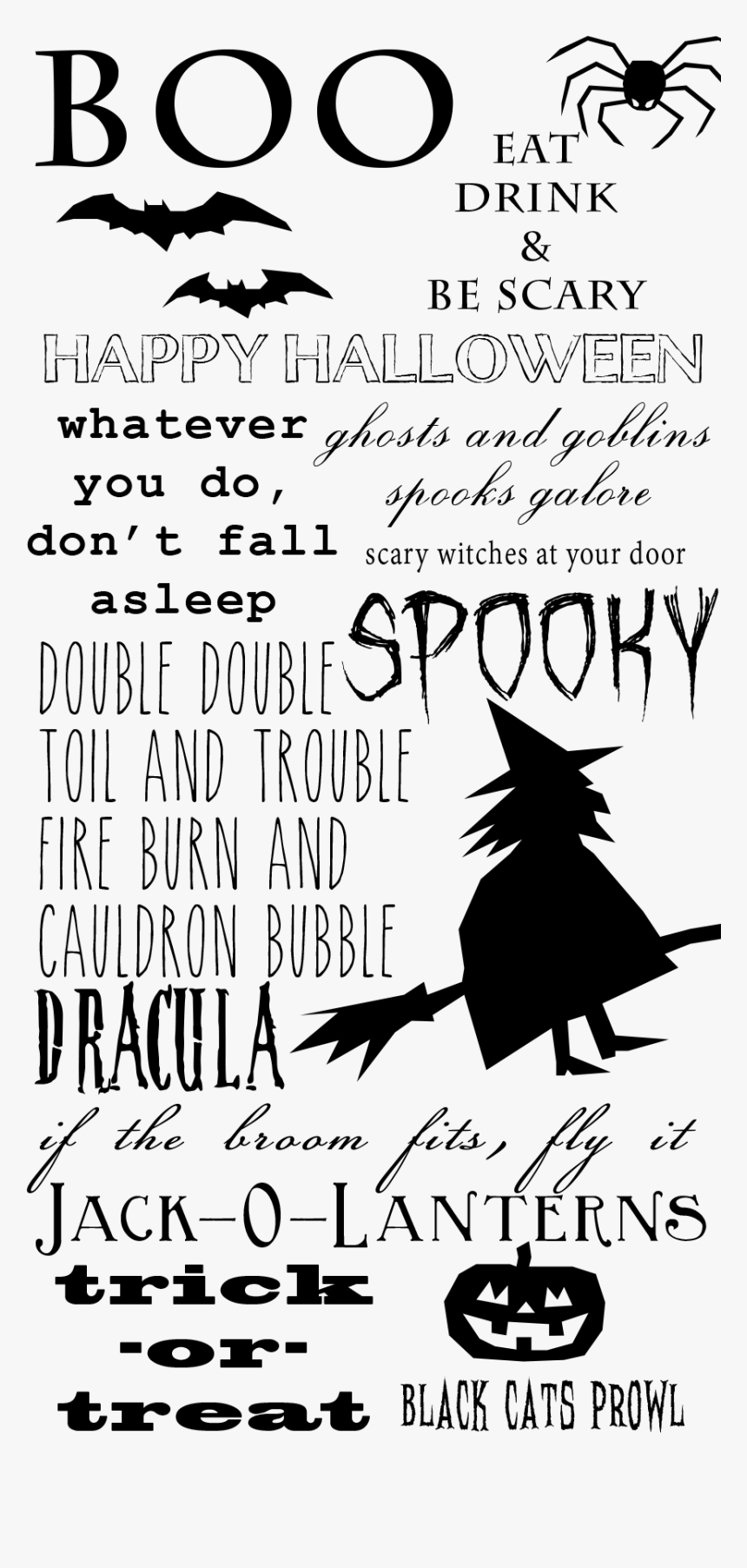 Transparent Halloween - Happy Halloween Chalk Board Sign, HD Png Download