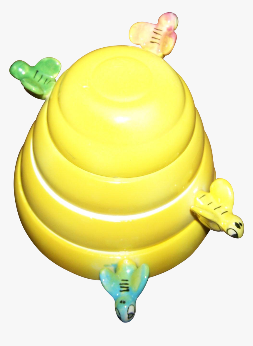 Vintage Bumble Bee Hive Stacking Ceramic Measuring - Balloon, HD Png Download