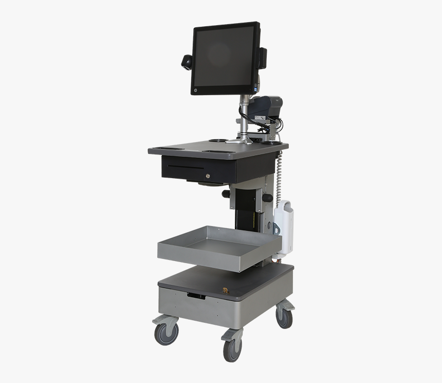 Dtg Retail Pos Workstation Cart 2019 - Table, HD Png Download