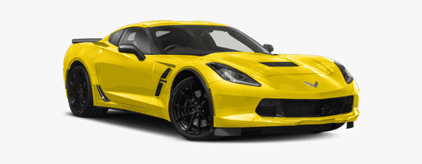 Corvette White Gray, HD Png Download