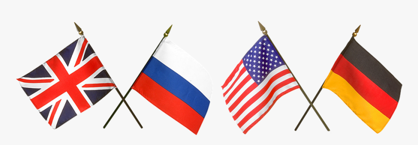 Flags, Russia, American Flag - Germany Flag American Flag, HD Png Download
