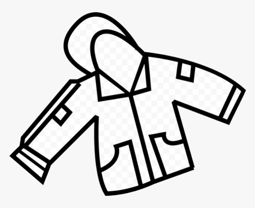 Coat Vector Illustration Of Warm Winter Clothing Apparel - J Sound Tracing Worksheet, HD Png Download