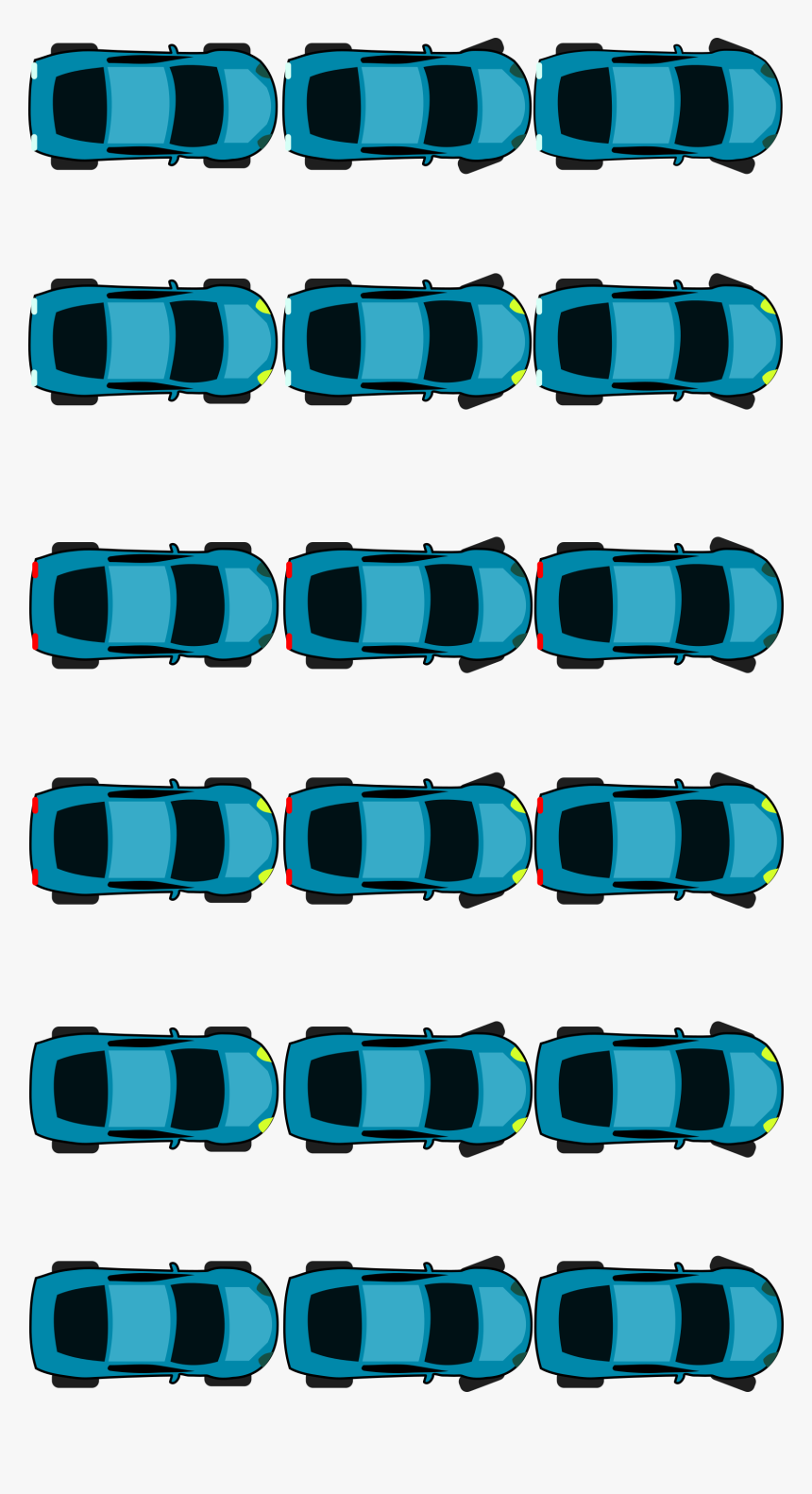 Top Down Car Sprite Sheet, HD Png Download