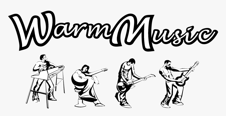 Warm Music Logo Black And White - Music, HD Png Download