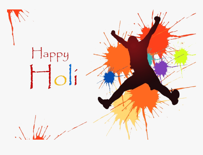 Happy Holi Text Png Image - Happy Holi Png Background, Transparent Png
