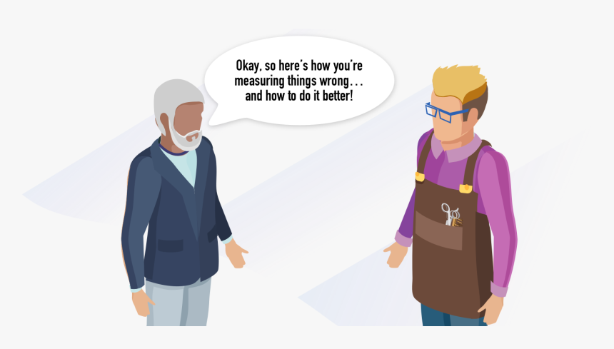 How You Re Doing It Wrong And How To Do It Better - Animated Image With White Background Of Measurement, HD Png Download