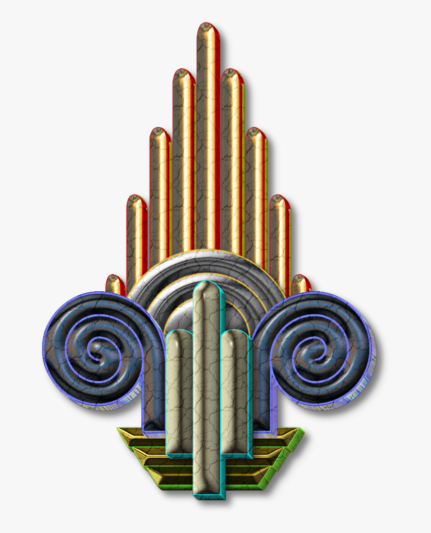 I Gave It A Go And Created This Art Deco - Art Deco Cat Designs, HD Png Download