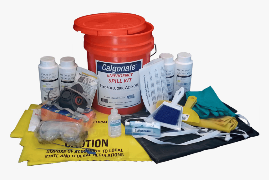 Transparent Spill Png - Hydrofluoric Acid Spill Kit, Png Download