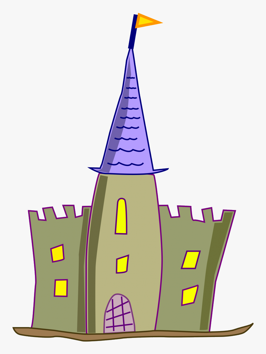 Cinderella Castle Magic Kingdom Clipart Halloween Transparent - Vector Fairy Tale Castle, HD Png Download