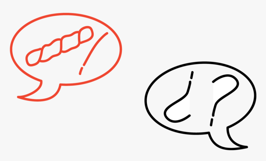 Speech-01 - Line Art, HD Png Download