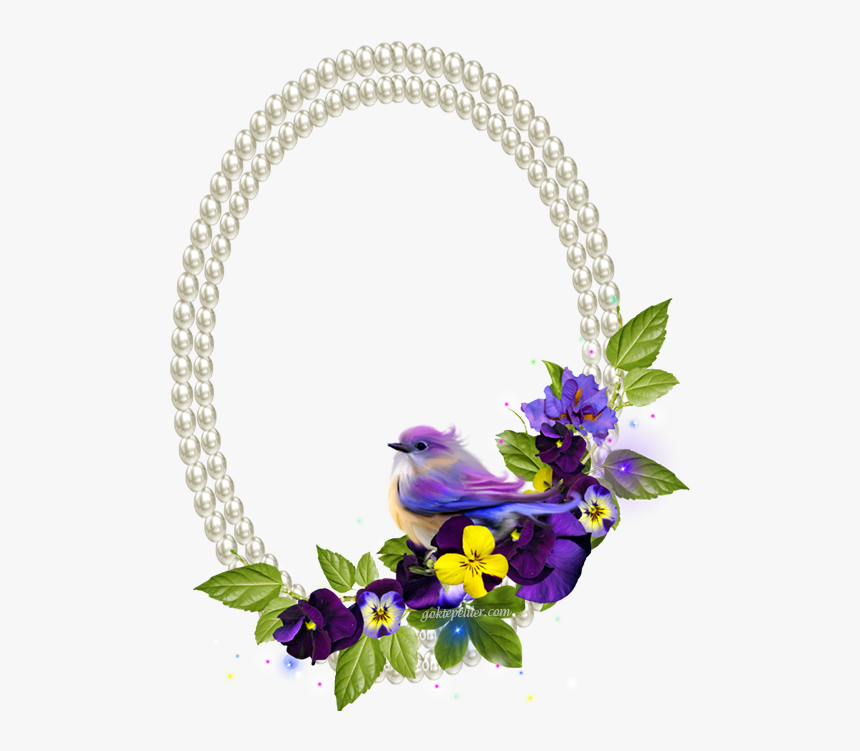 [​img] - Yuvarlak Güllü Çerceve Png, Transparent Png
