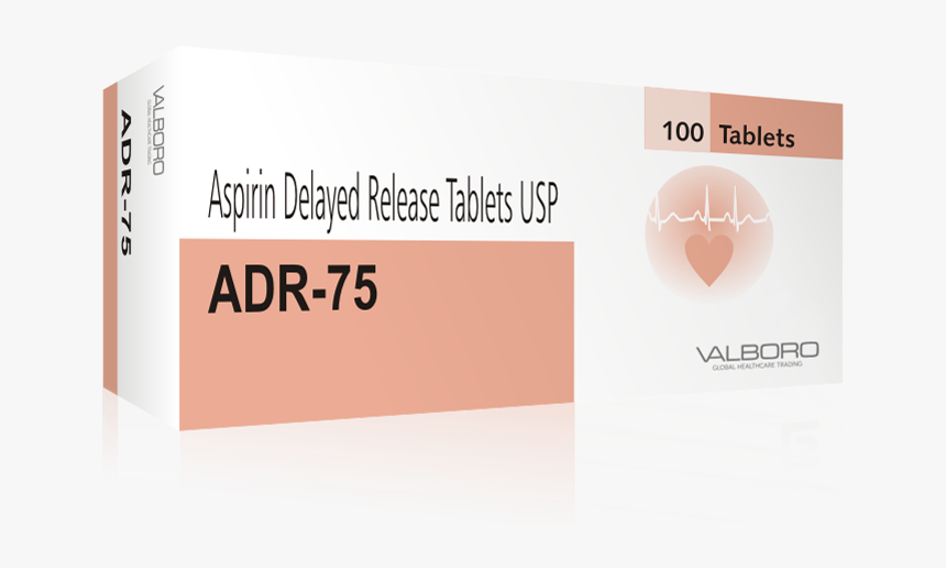Aspirin Delayed Release Tablets - Box, HD Png Download