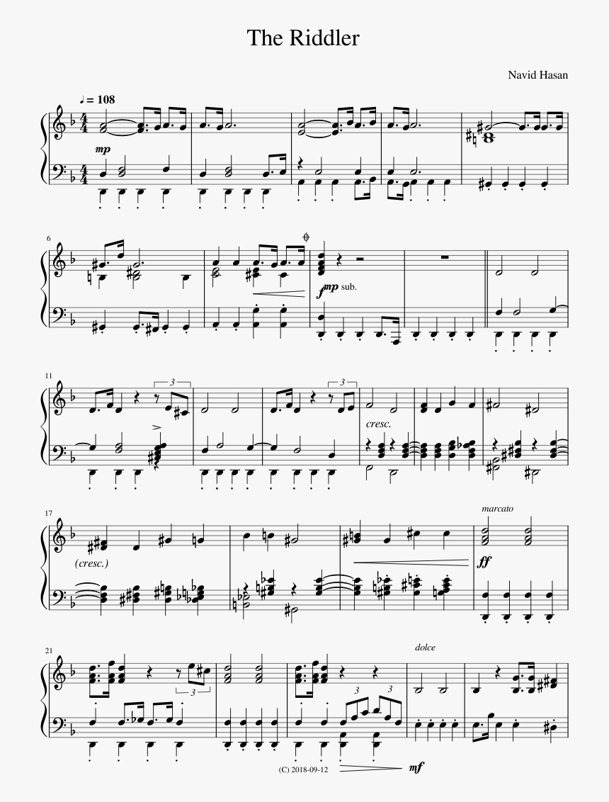 Kataware Doki Guitar Tabs, HD Png Download