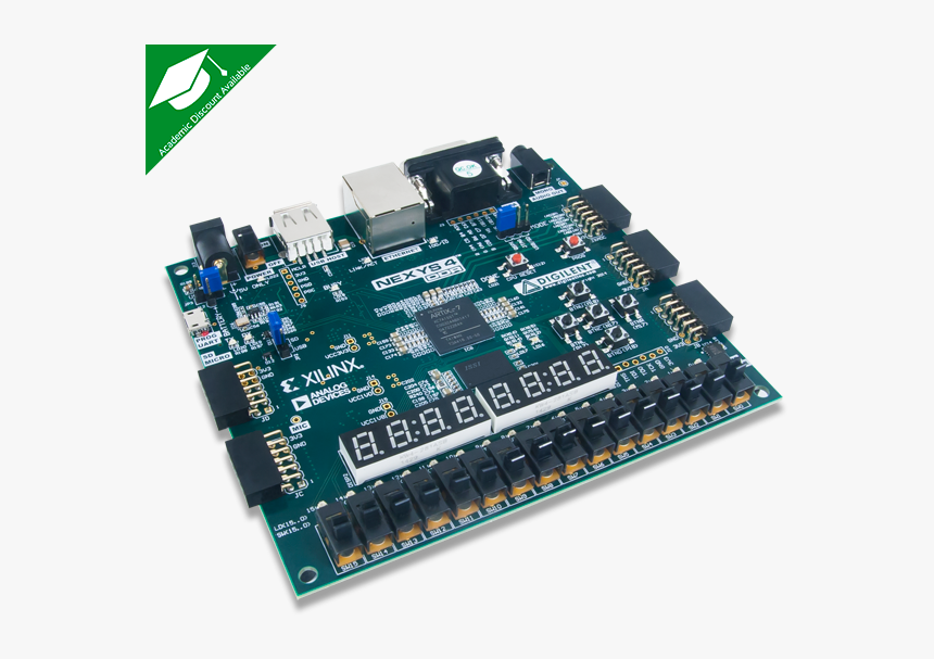 Digilent 410-292 Nexys 4 Ddr Artix-7 Development Board, HD Png Download