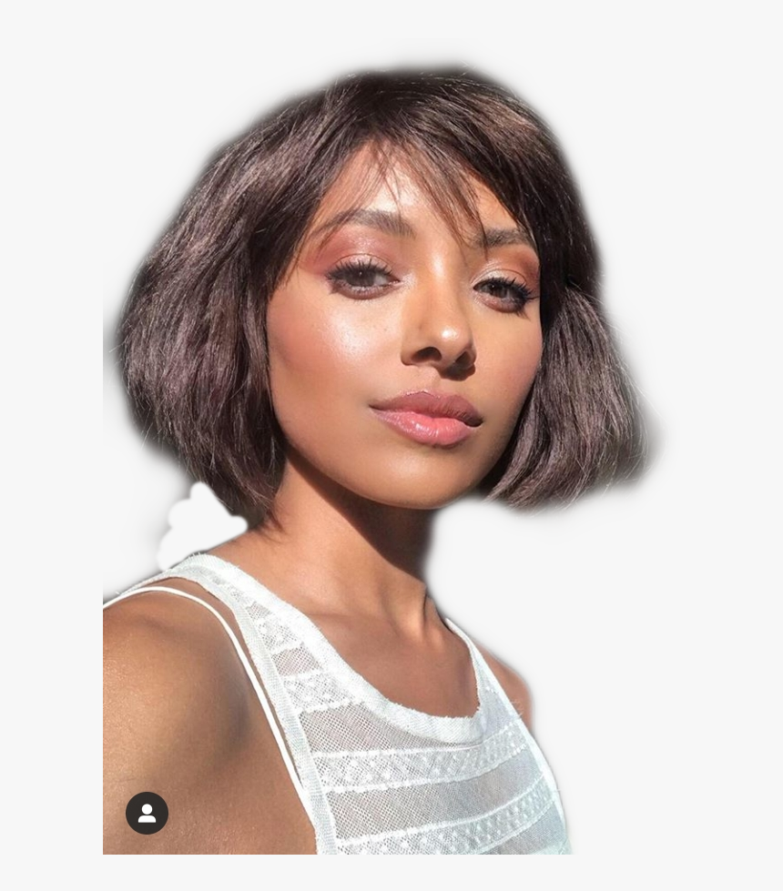 #bonniebennett #thevampirediaries #bonnie - Bonnie Bennett Com O Cabelo Curto, HD Png Download