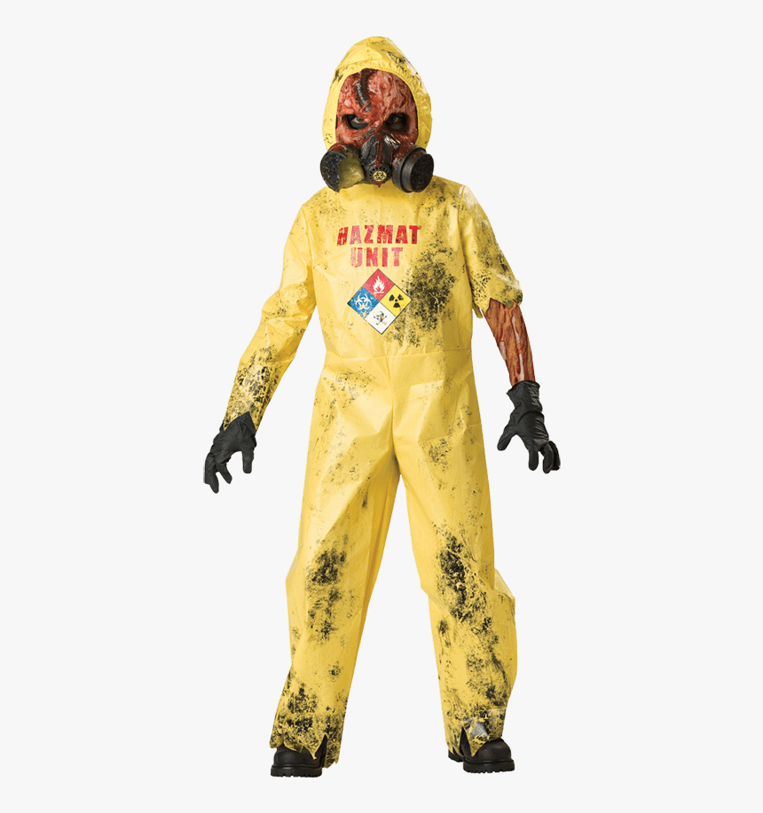 Hazmat Hazard Boy S Costume - Hazmat Zombie Costume, HD Png Download