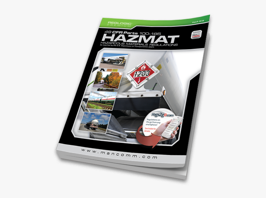 Title 49 Cfr Parts 100-185 Hazmat Regulations, October - Title 49 Of The Code Of Federal Regulations, HD Png Download