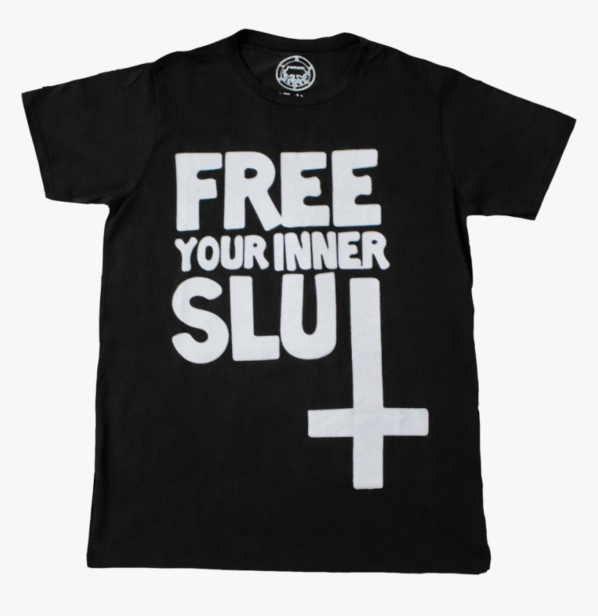 Free Your Inner Slut T-shirt Occult Satanic Belial - Banner, HD Png Download