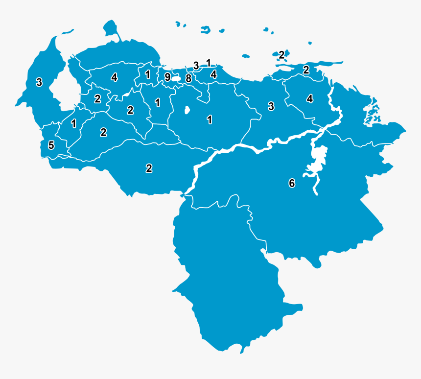 Mapa De Venezuelaviolaciones - Clip Art Of Flag Venezuela, HD Png Download