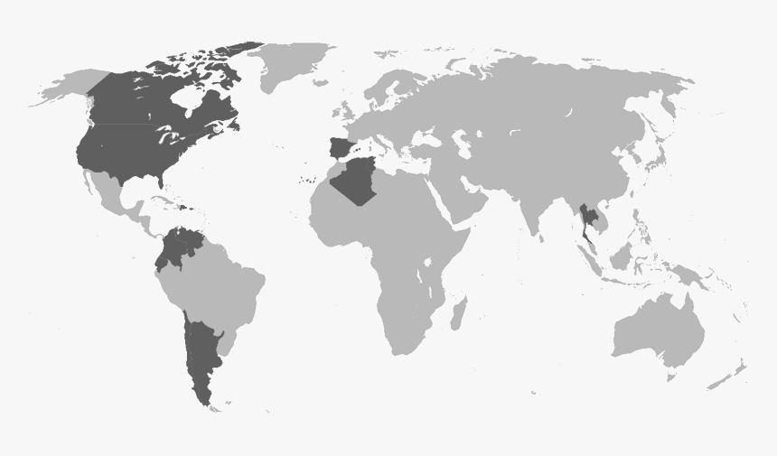 Indonesia Map And Canada Map, HD Png Download