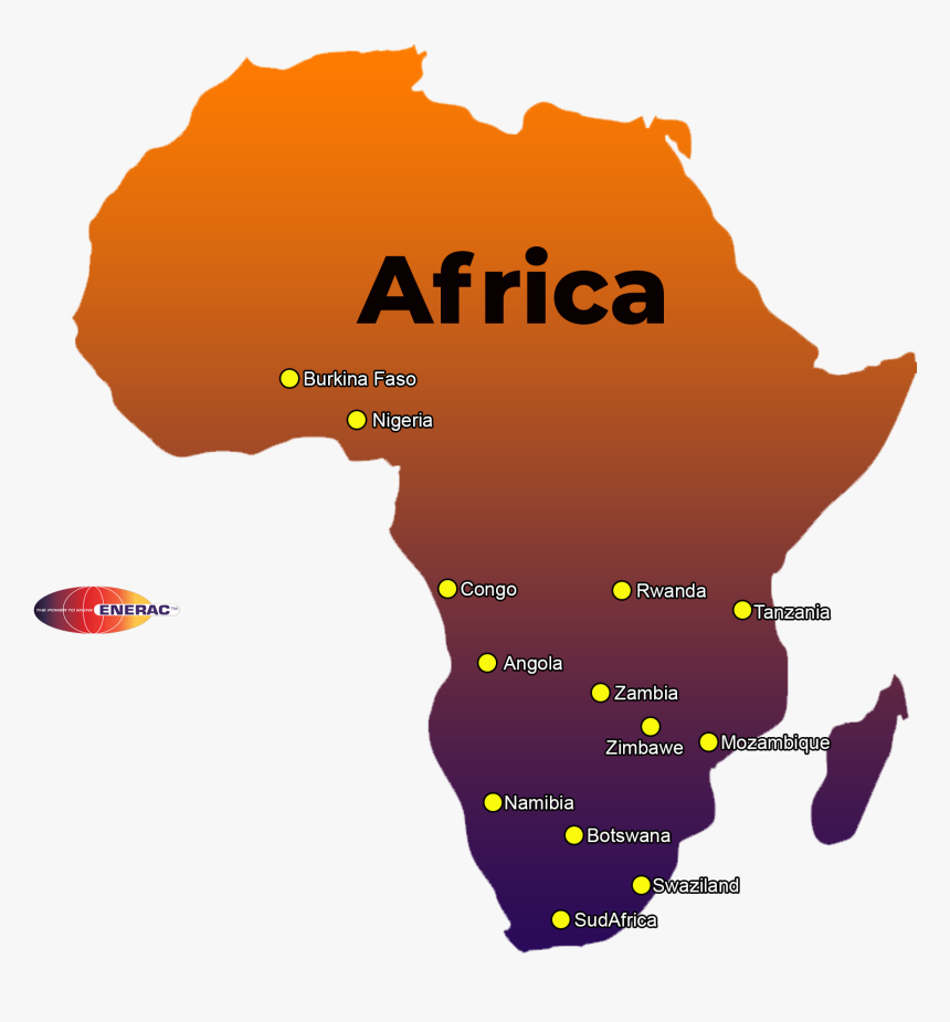 World Map Showing The Real Size Of Africa