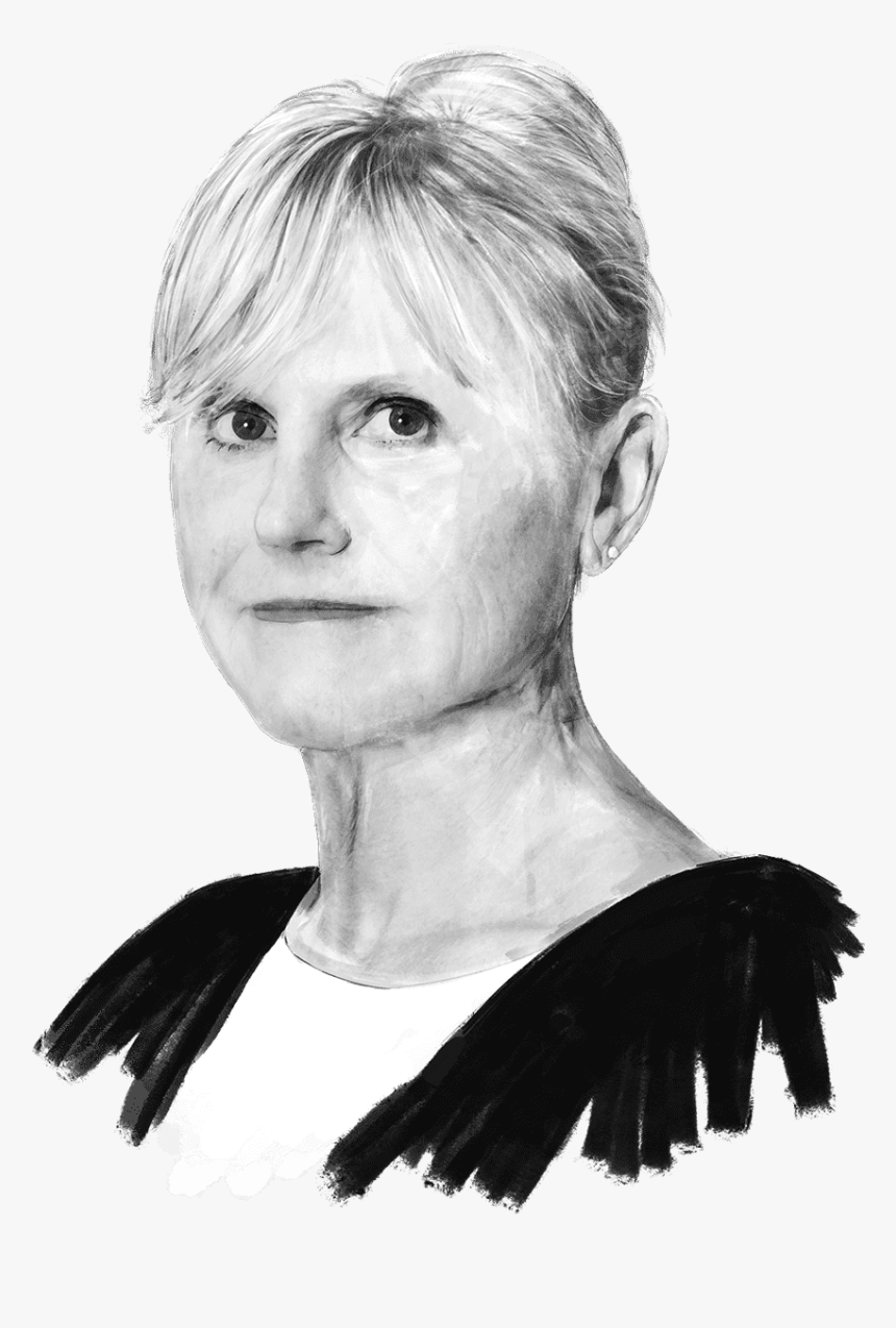 Illustrated Portrait Of Ann Mckee - Sketch, HD Png Download