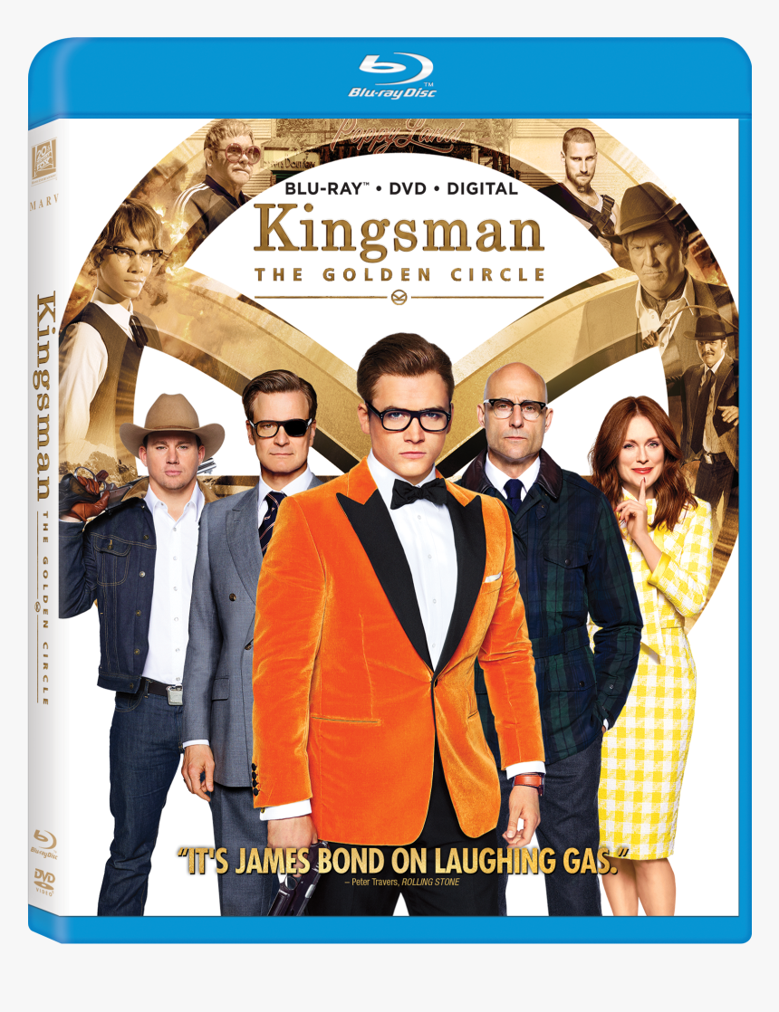 Kingsman The Golden Circle 2017 Bluray Cover, HD Png Download