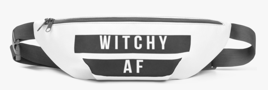 Witchy Af 2 Mockup Front Default White - Fanny Pack, HD Png Download