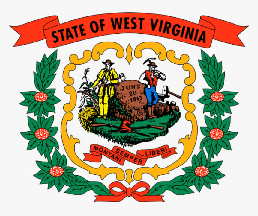 Official West Virginia Flag, HD Png Download