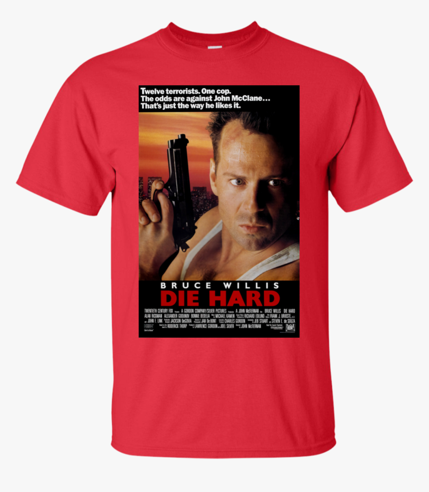 Die Hard Movie Poster T-shirt , Png Download - Original Die Hard Movie Poster, Transparent Png