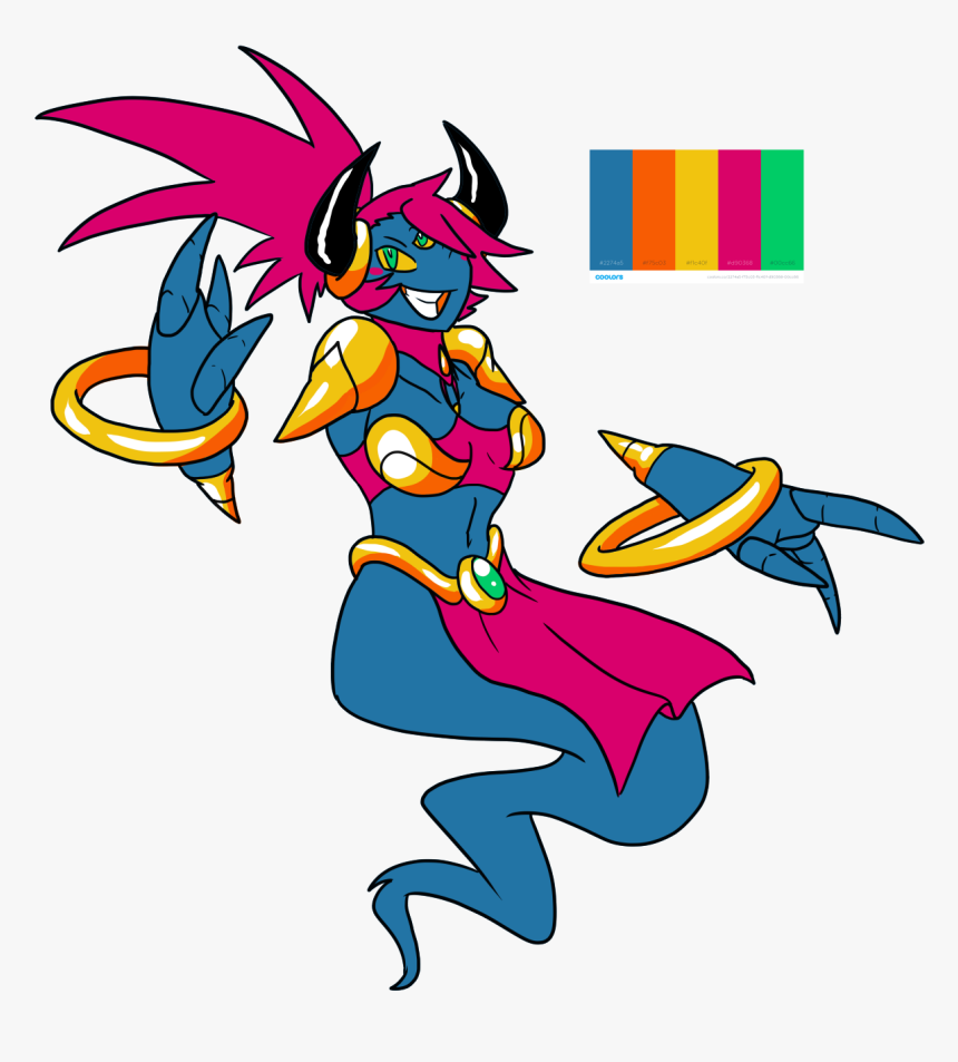 Malika The Hoopa Gal - Cartoon, HD Png Download
