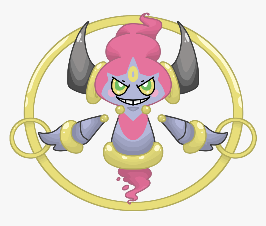 First Time Drawing This Little Ghost Hoopa Is So Cute - Cartoon, HD Png Download