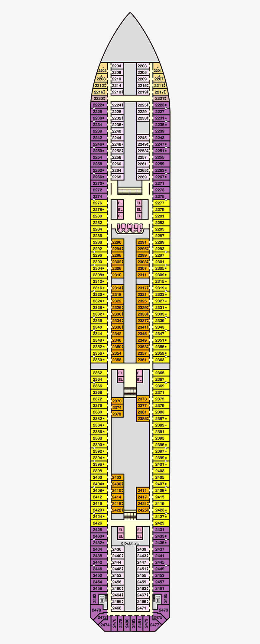 Carnival Splendor Deck Plan, HD Png Download , Transparent Png Image ...