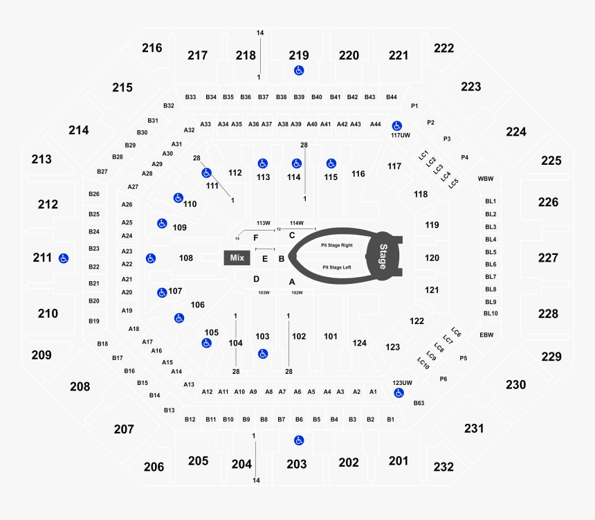 Talking Sticks Arena Section 104, HD Png Download